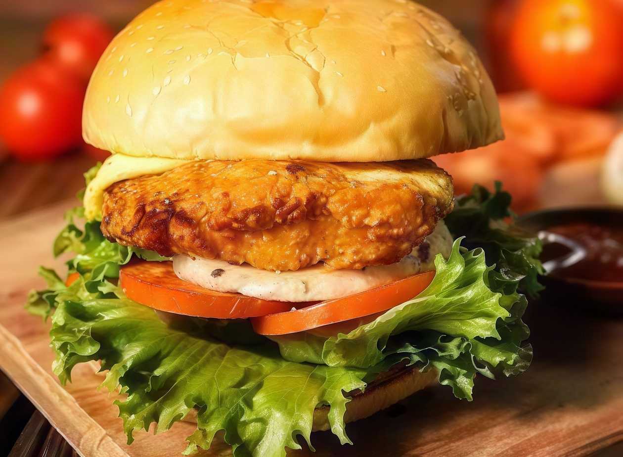 Chicken burger house