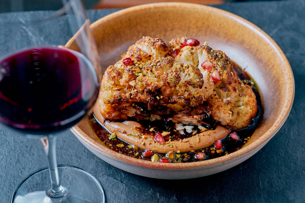 Jumătate de conopidă coaptă la jar