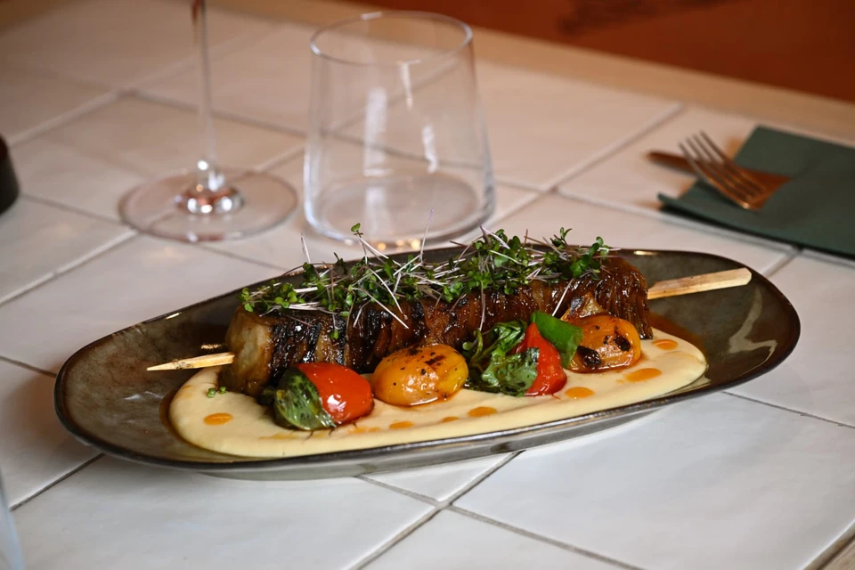 Crema di Ceci con Melanzane