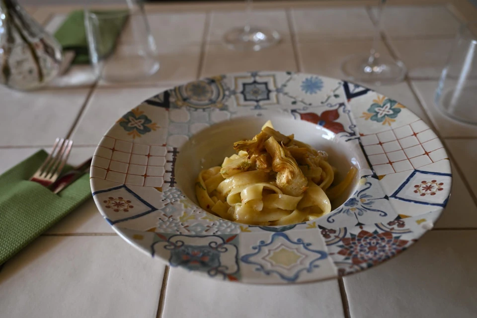 Tagliatelle al Carciofo, Limone e Burro