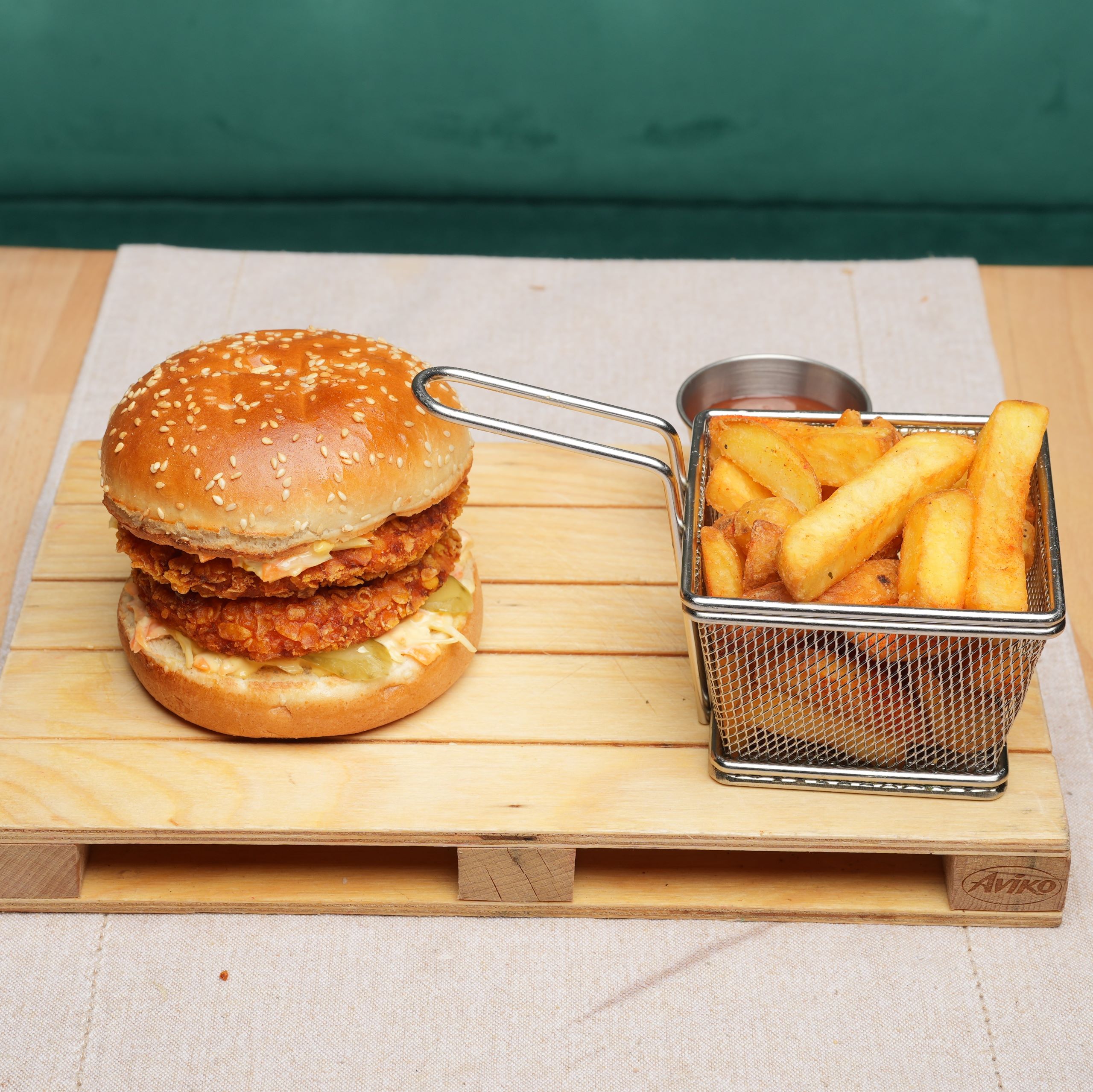 Chicken crispy burger