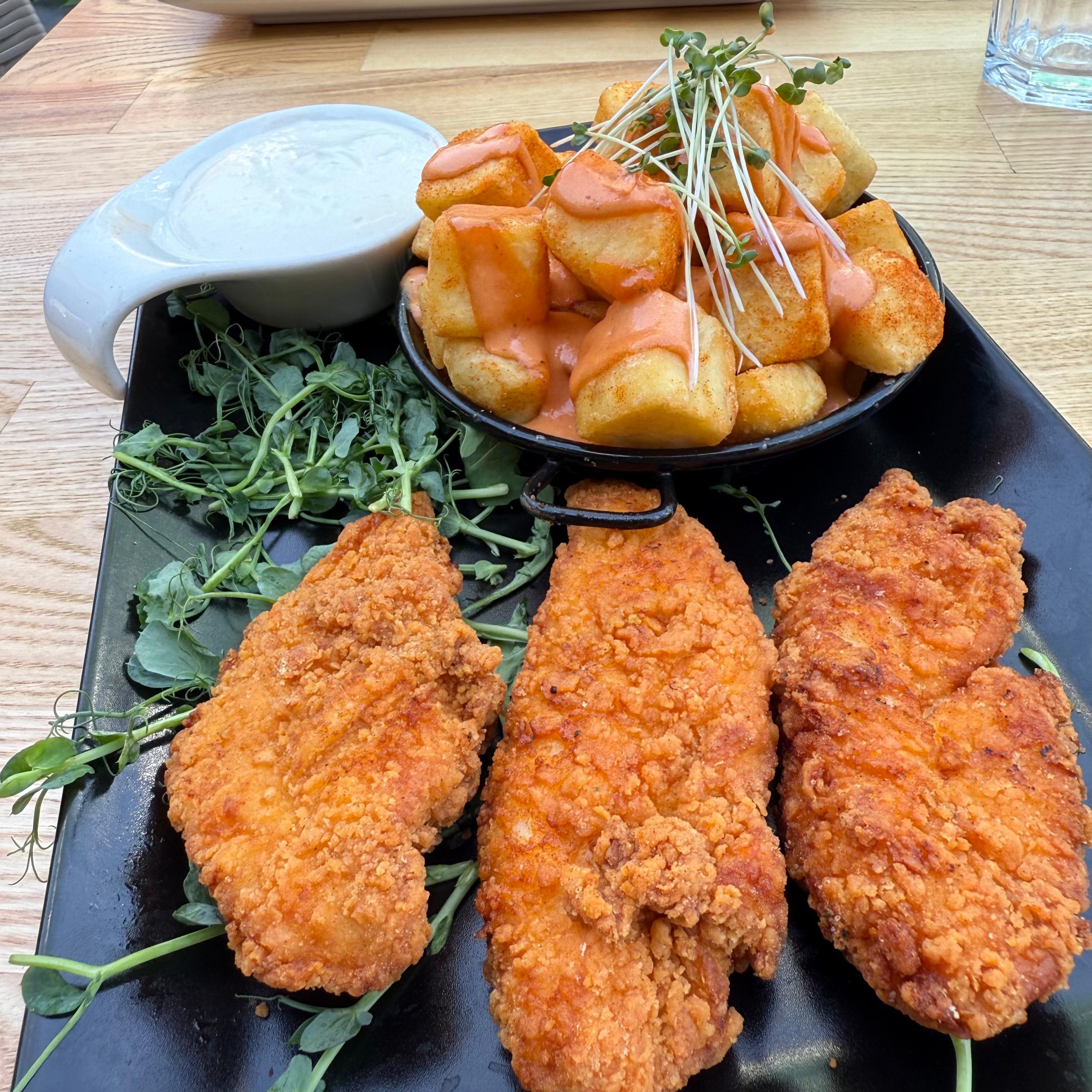 Crispy chicken strips