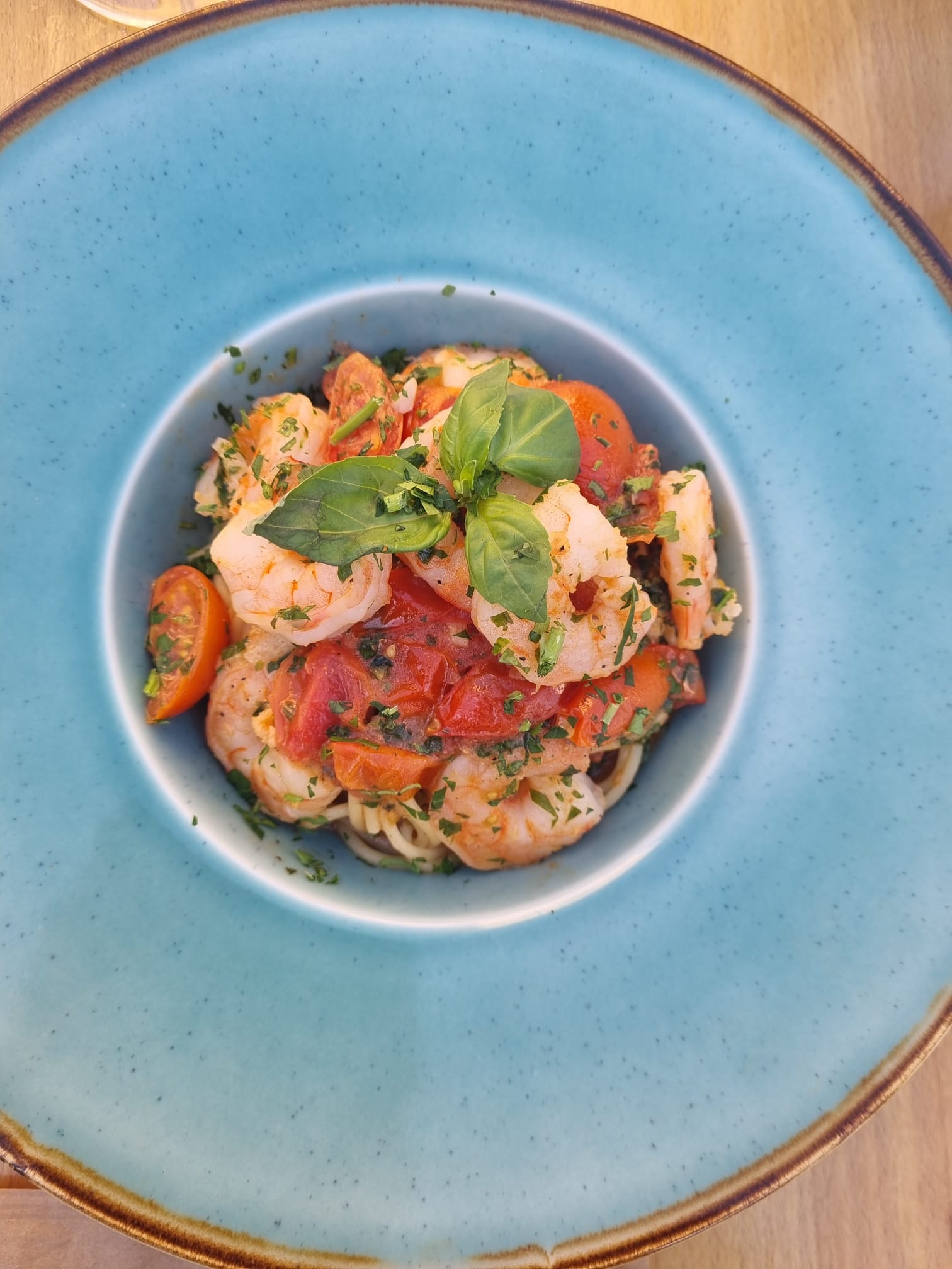 Pasta gamberi e pomodori