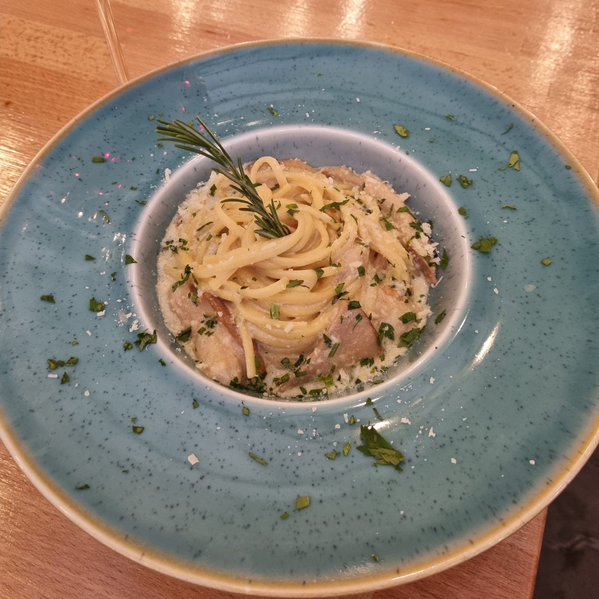 Pasta con funghi porcini