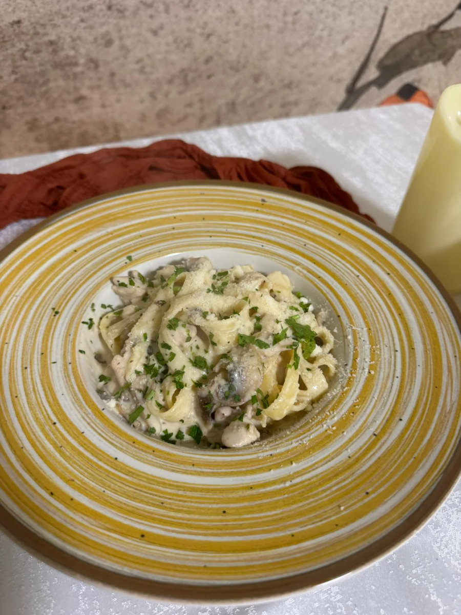 Tagliatelle Pollo e Funghi