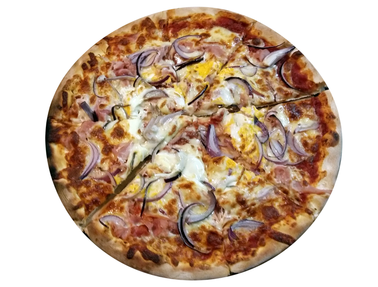 Pizza Bismarck mare