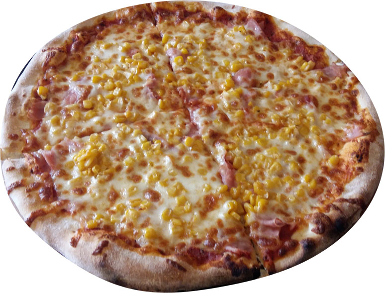 Pizza Prosciutto cu porumb