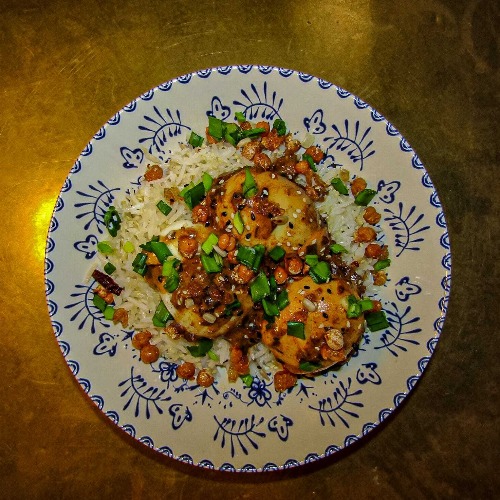 Curry Eggs & Rice Bowl