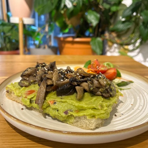 Avocado & Mushroom Toast (Vegan)