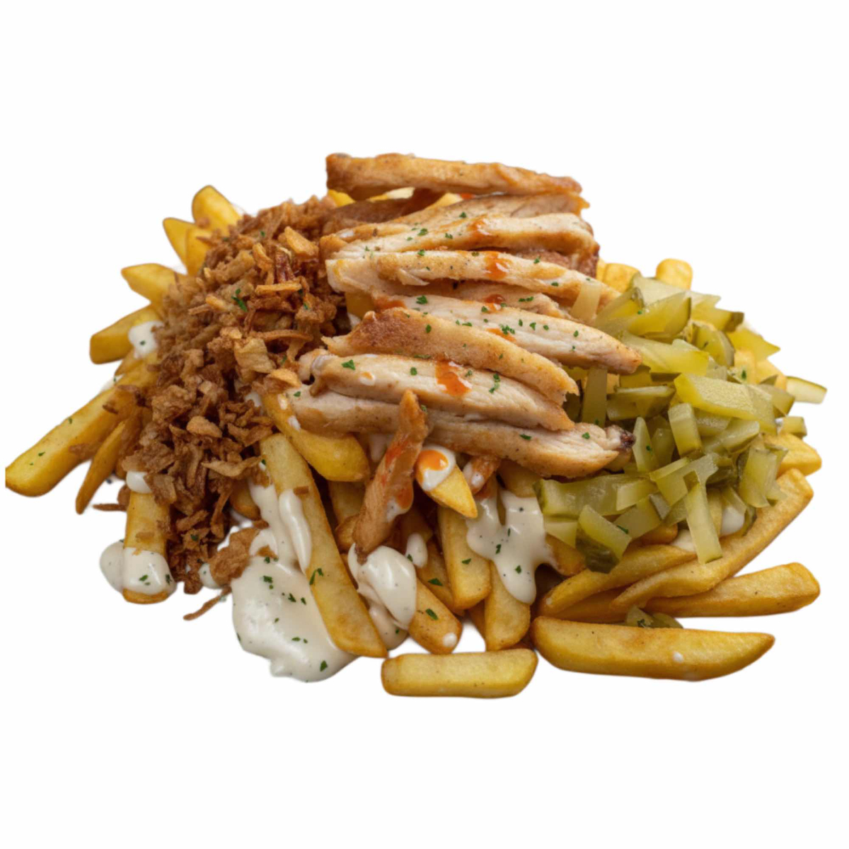 Loaded Fries Crunchy Chicken