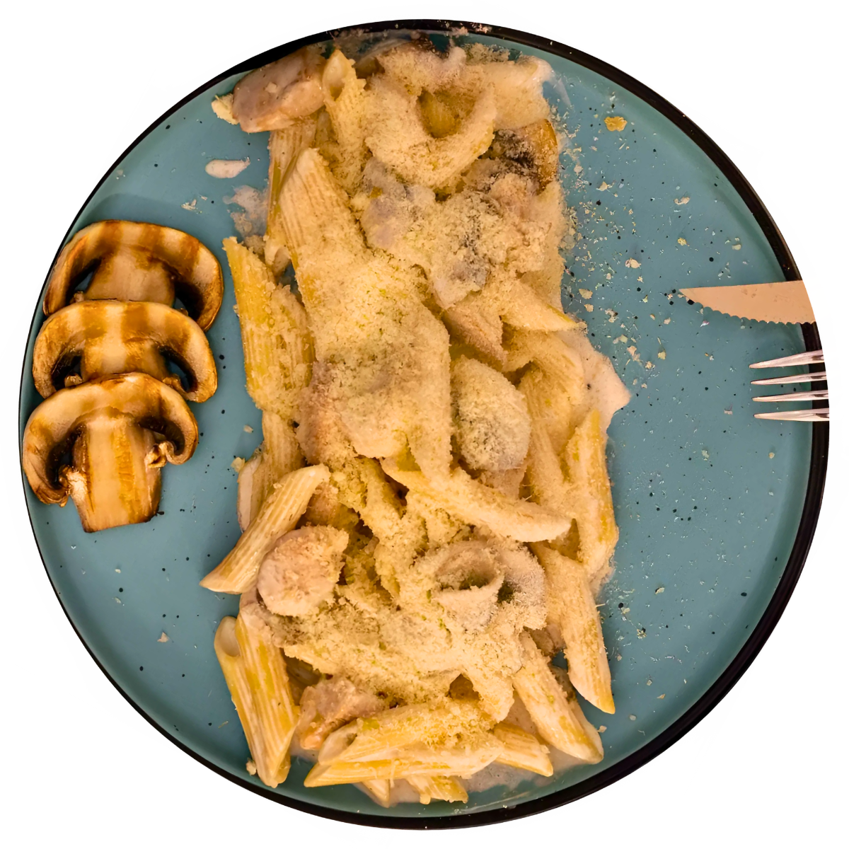 Paste pollo e funghi