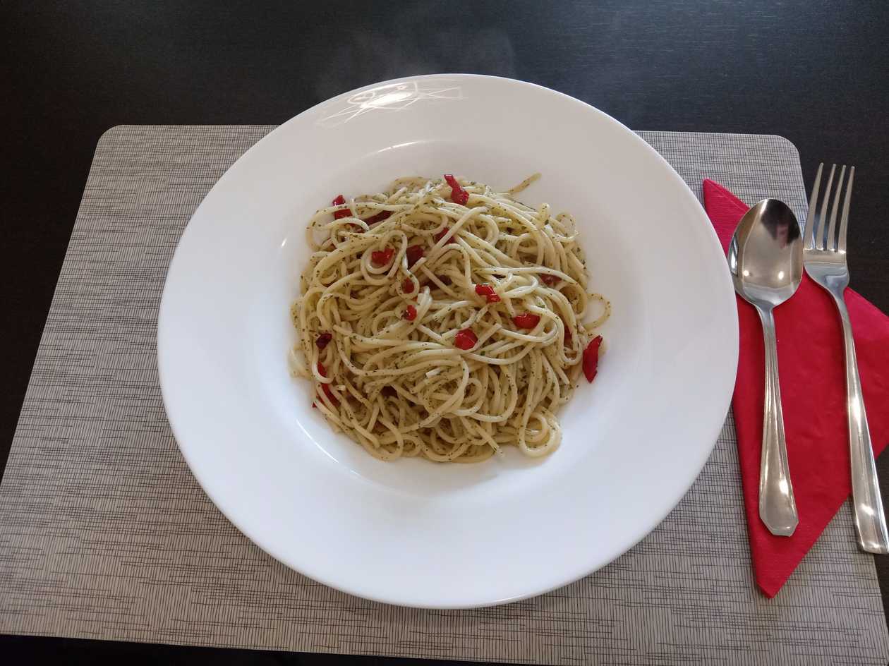 Spaghetti aglio olio