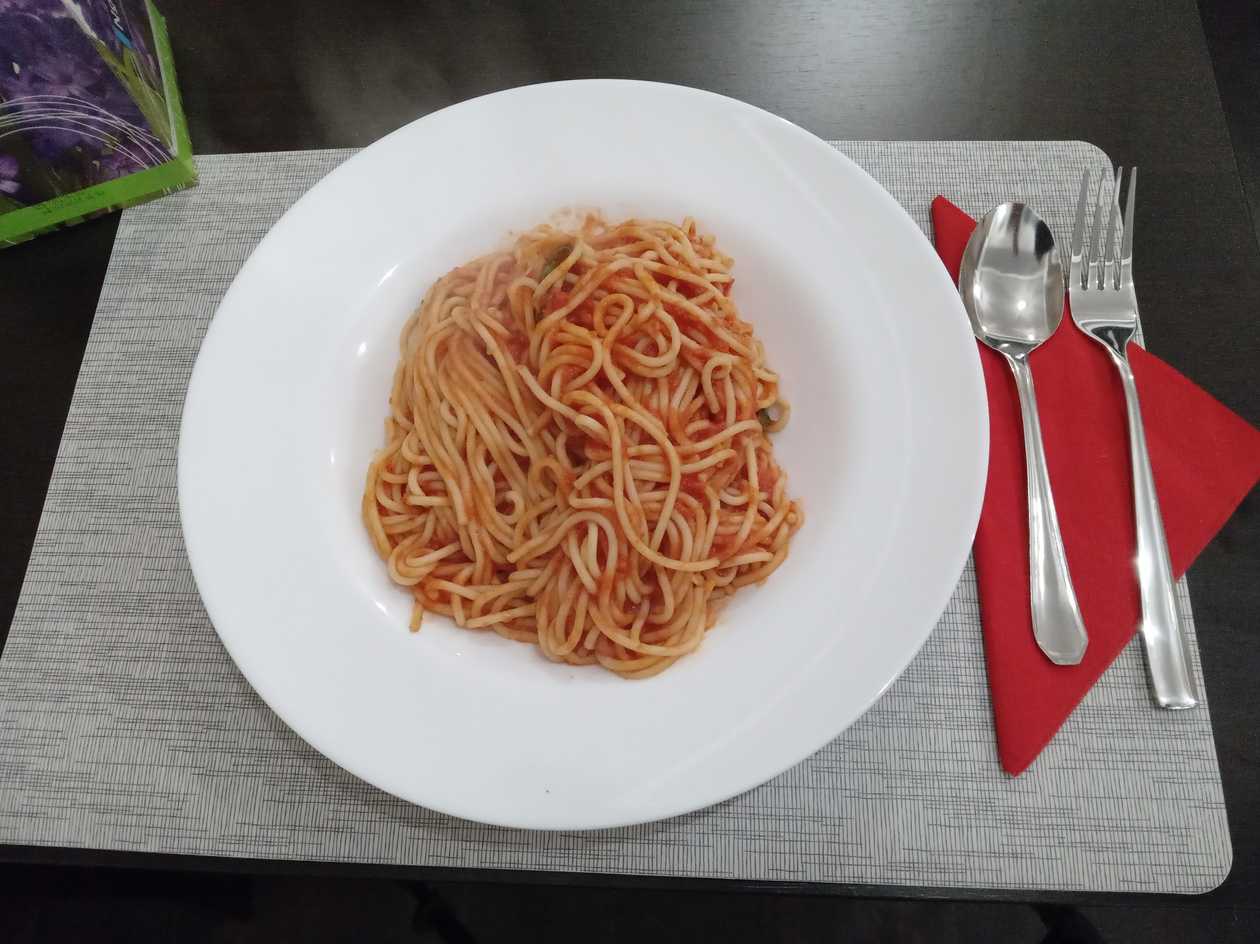 Spaghetti arrabbiata