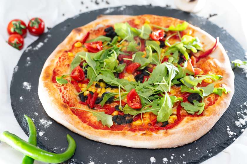 Pizza Tricolore Vegana