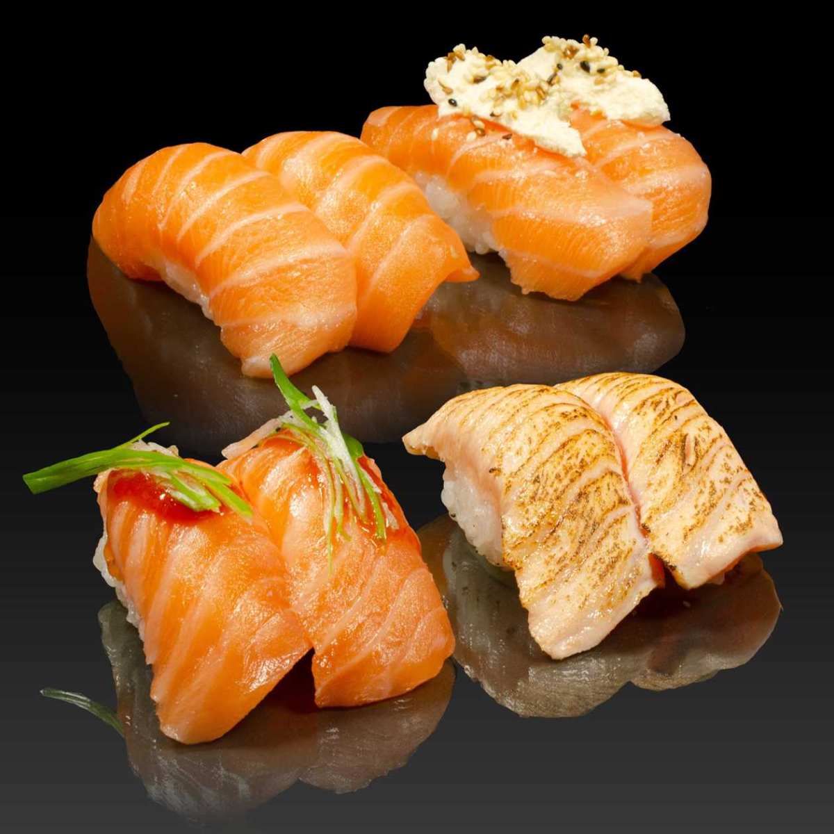 Mix de nigiri cu somon
