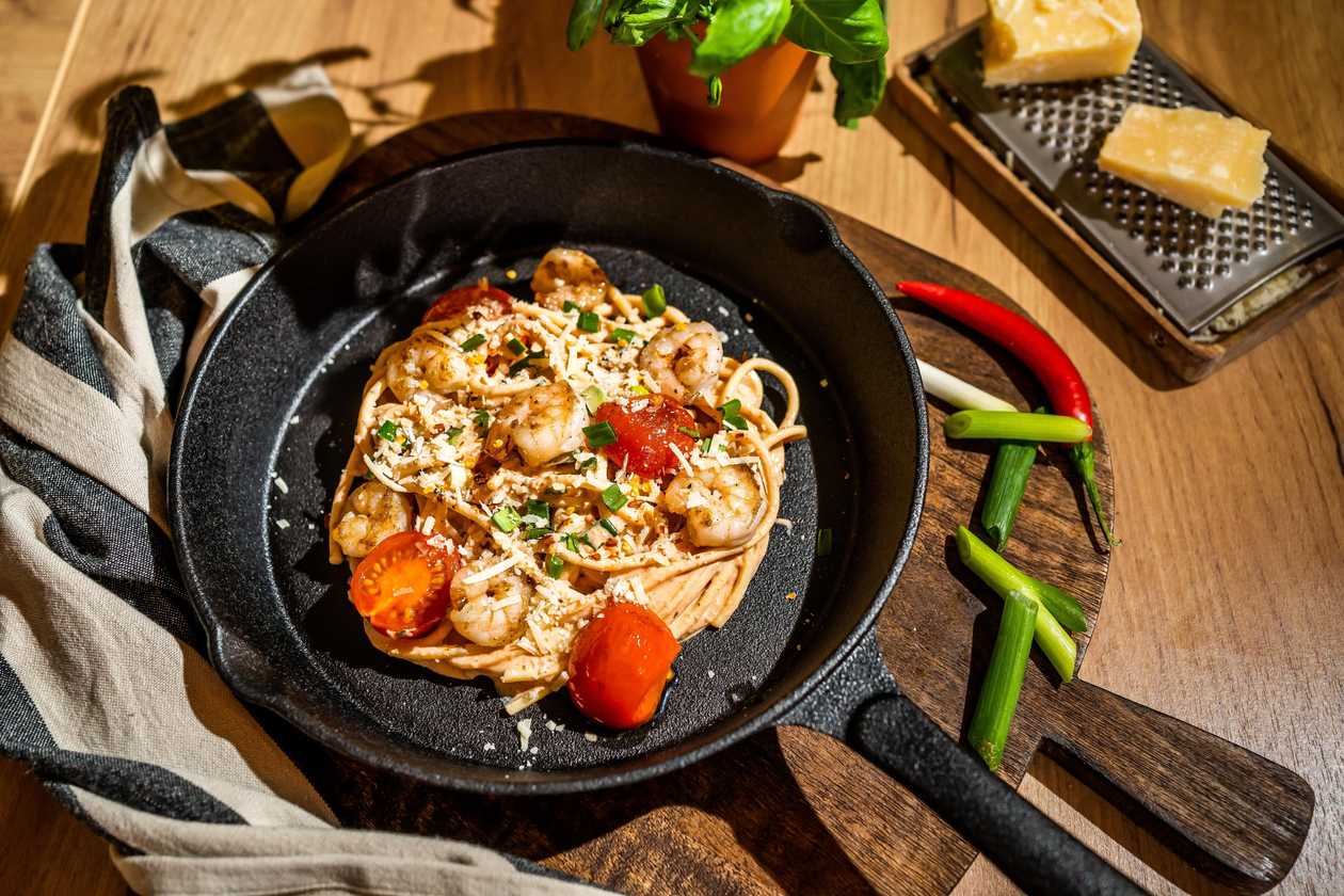 Paste Shrimp Alfredo