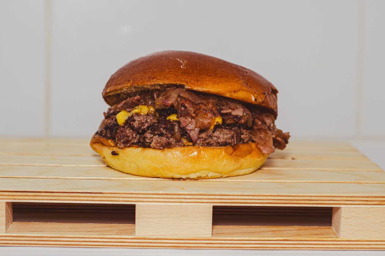 Bite me bacon smash burger