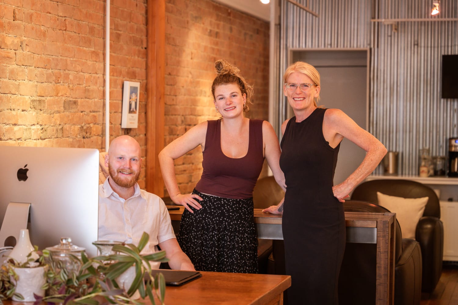 Members of the Bennett Family Real Estate team together