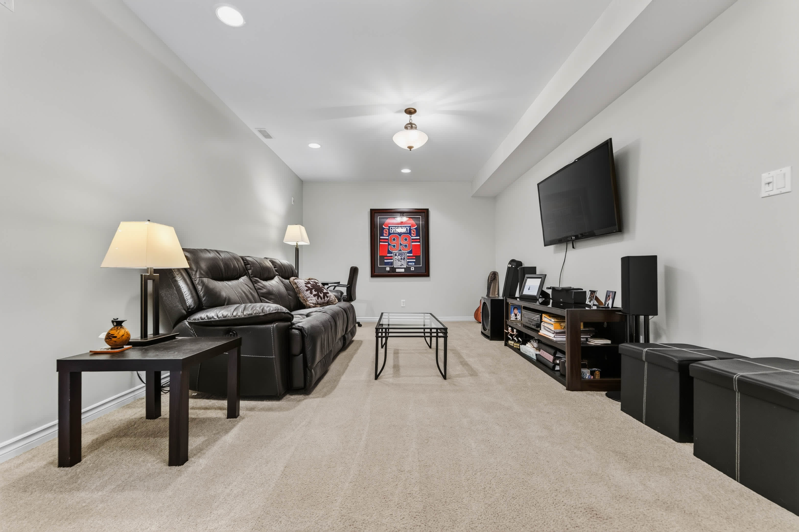 Explore the flexible lower level in the 262 Bryan Road 3D tour