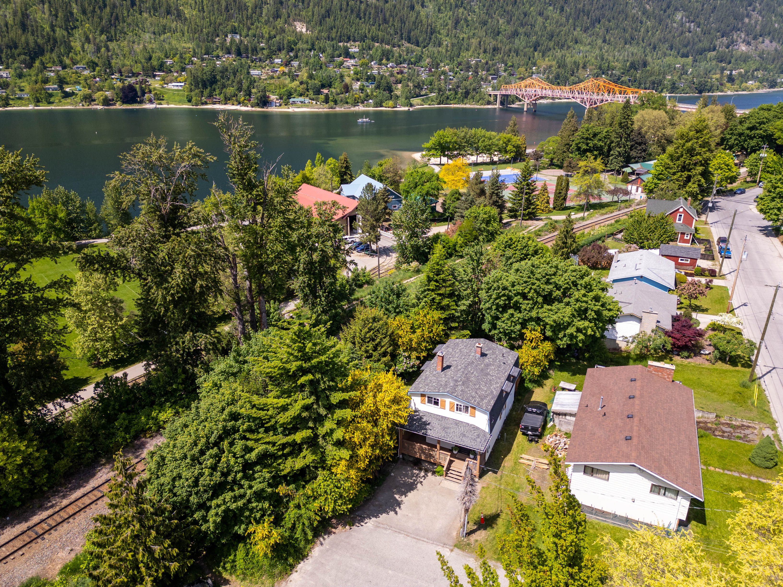 Fairview neighbourhood near Kootenay Lake in Nelson BC