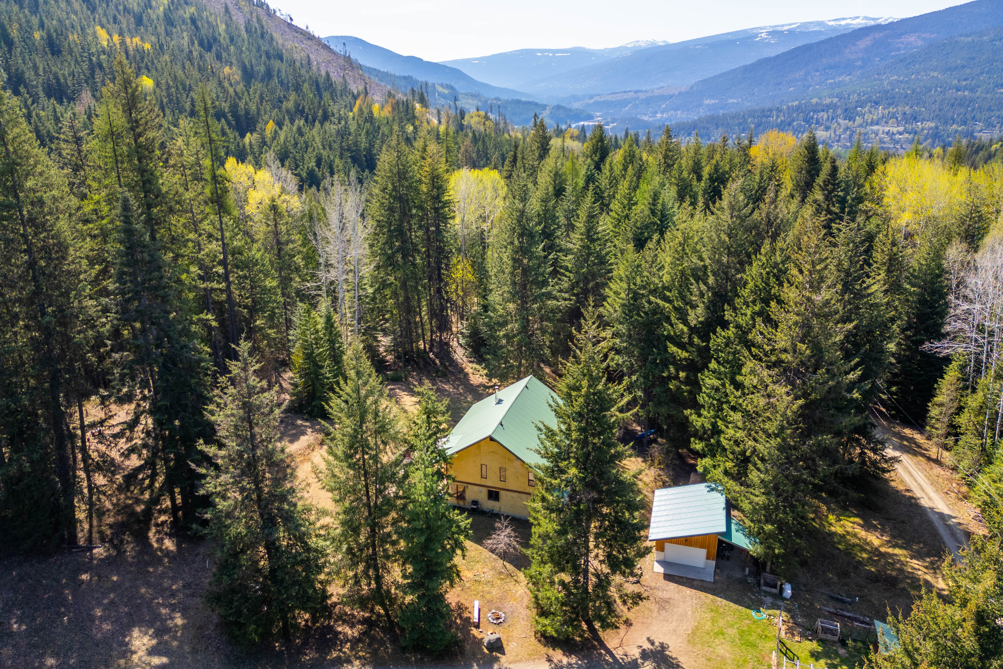 Blewett rural community near Nelson BC