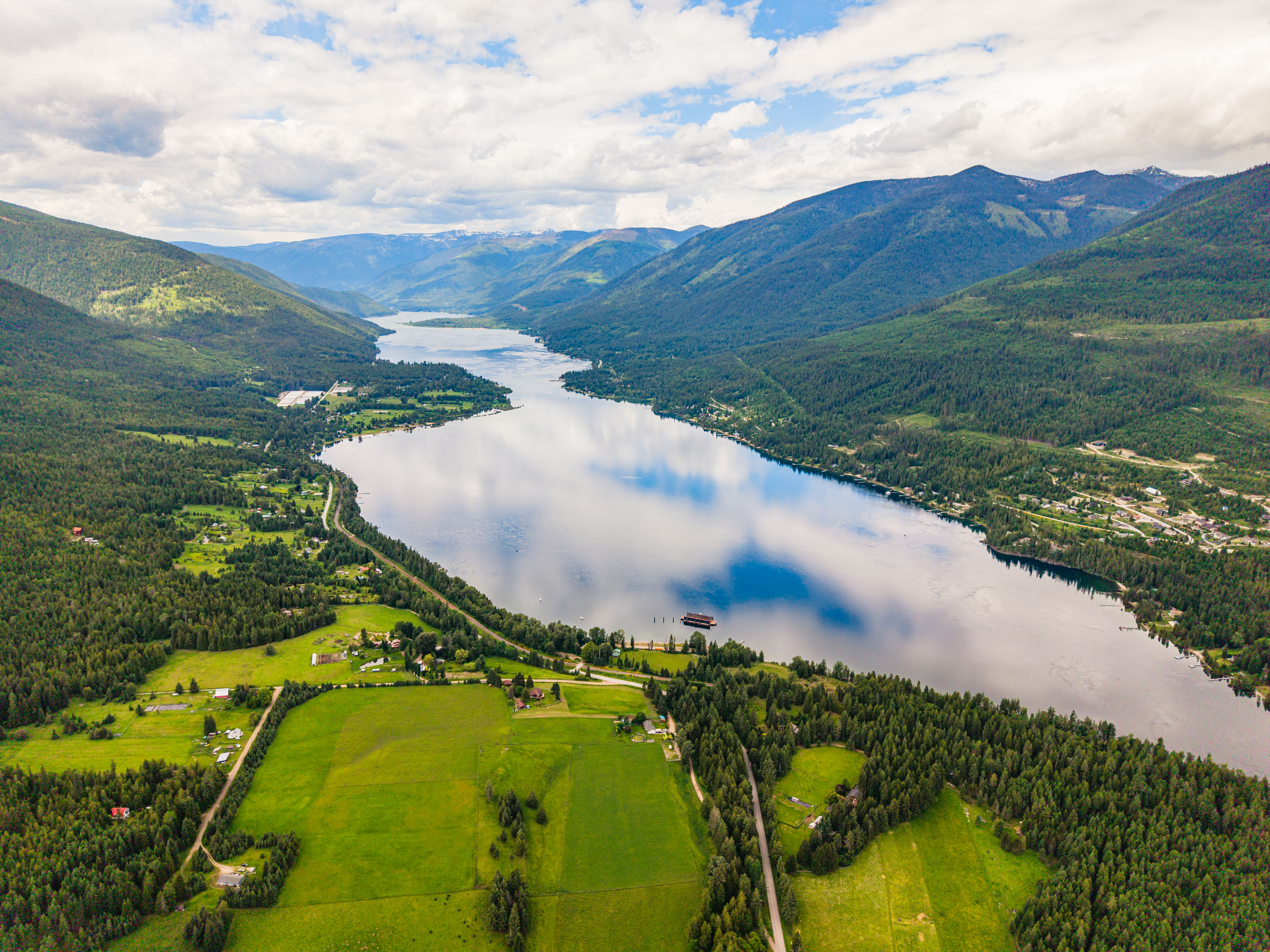 Harrop and Procter communities near Nelson BC