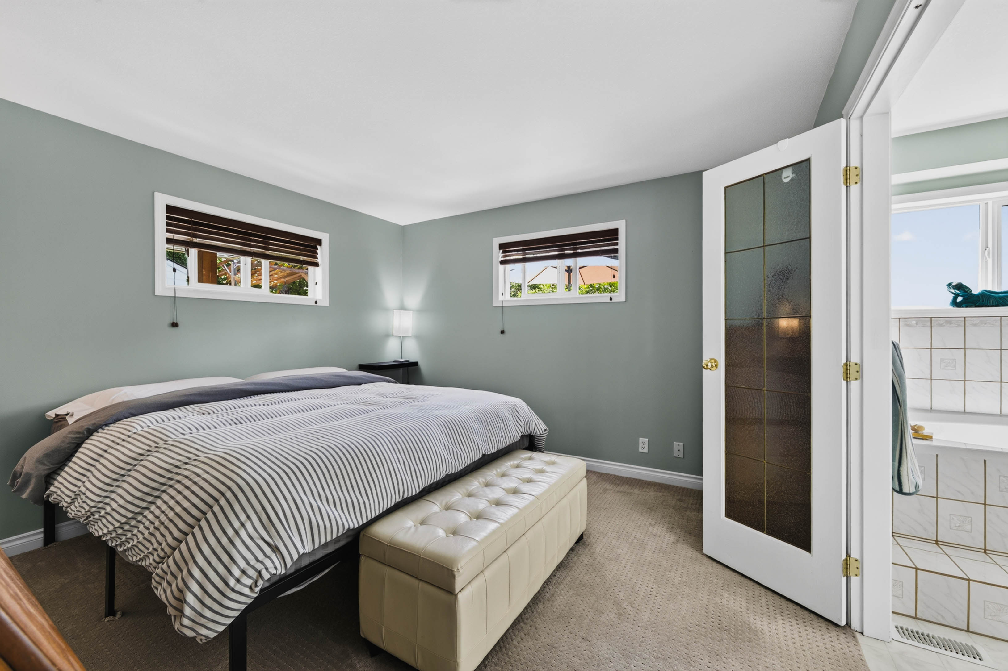 Primary bedroom with ensuite access