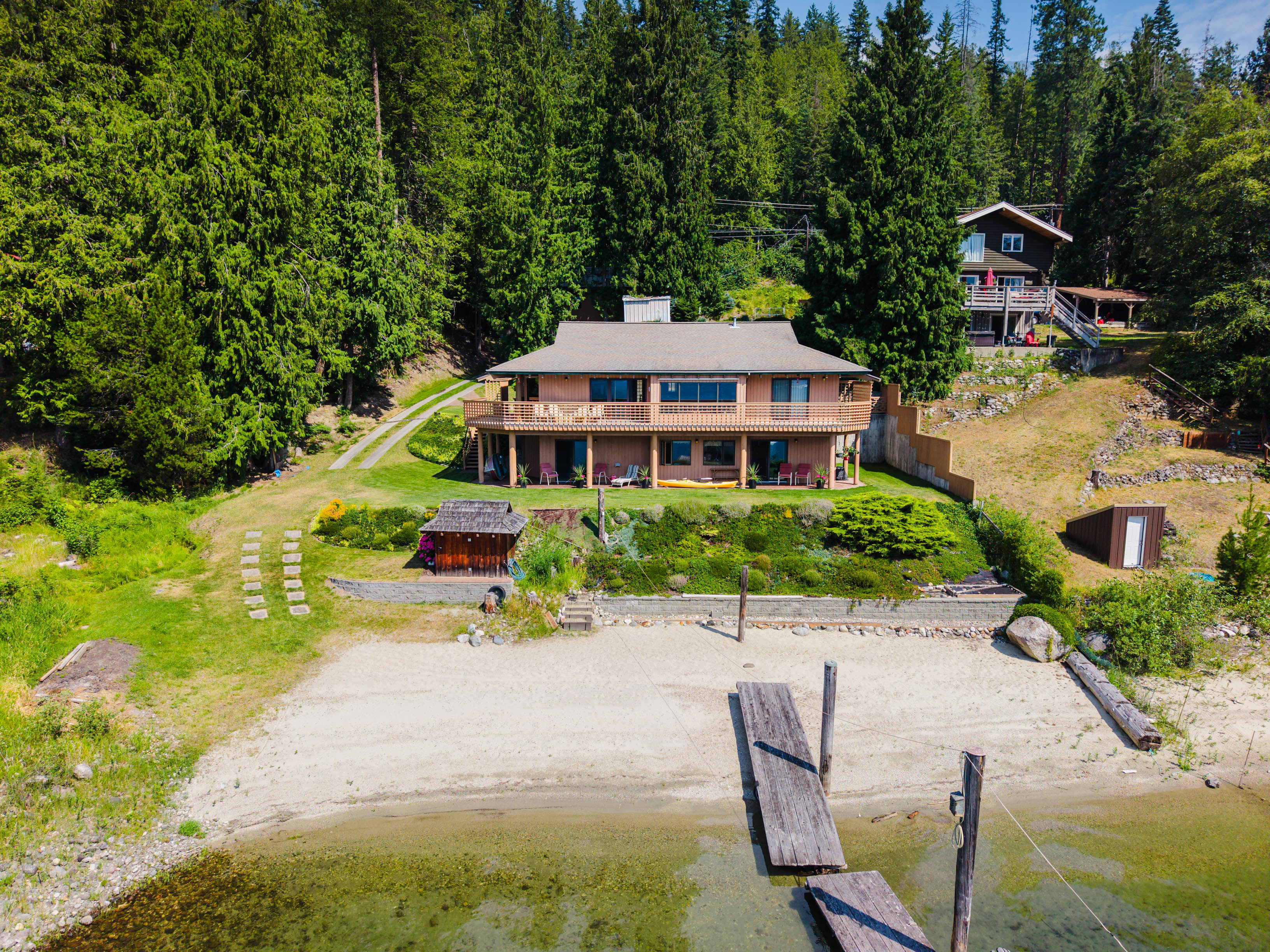 Aerial overview of 6714 Highway 3A