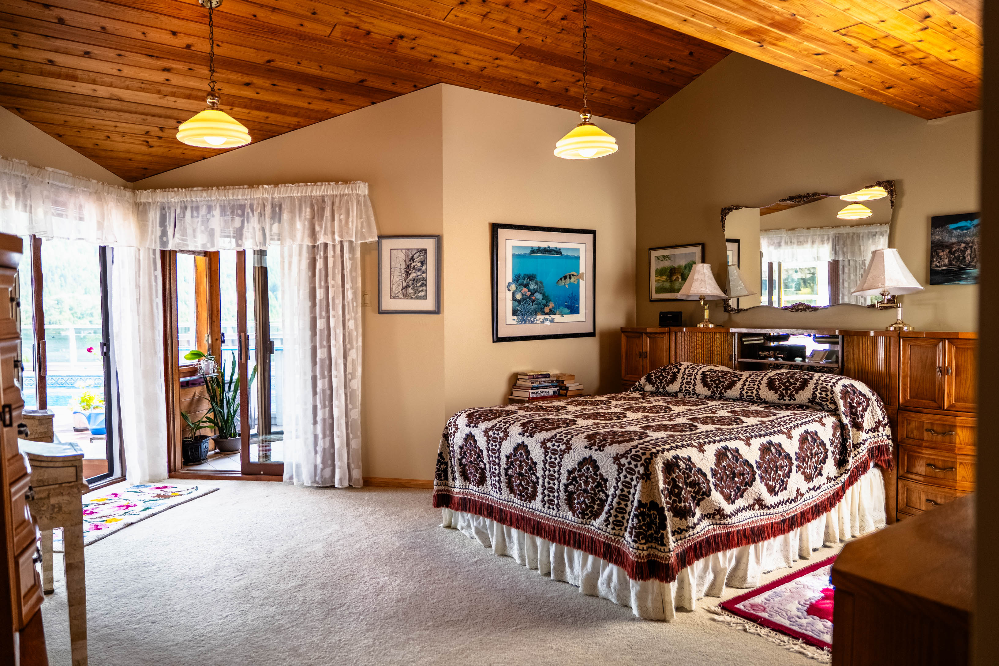 Primary bedroom at 1896 Highway 3A