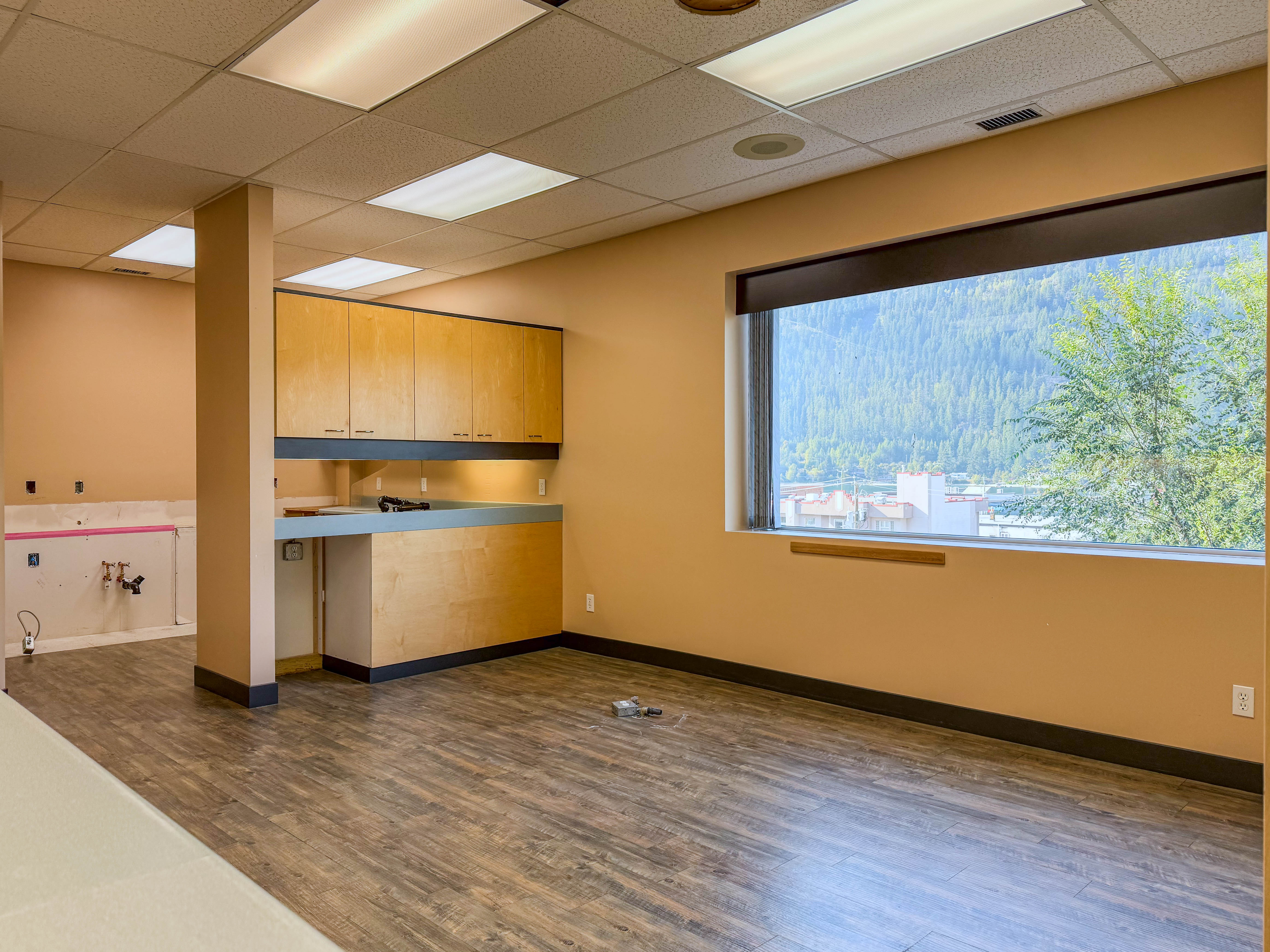 Interior view of the former dental office at 310 Hall Street