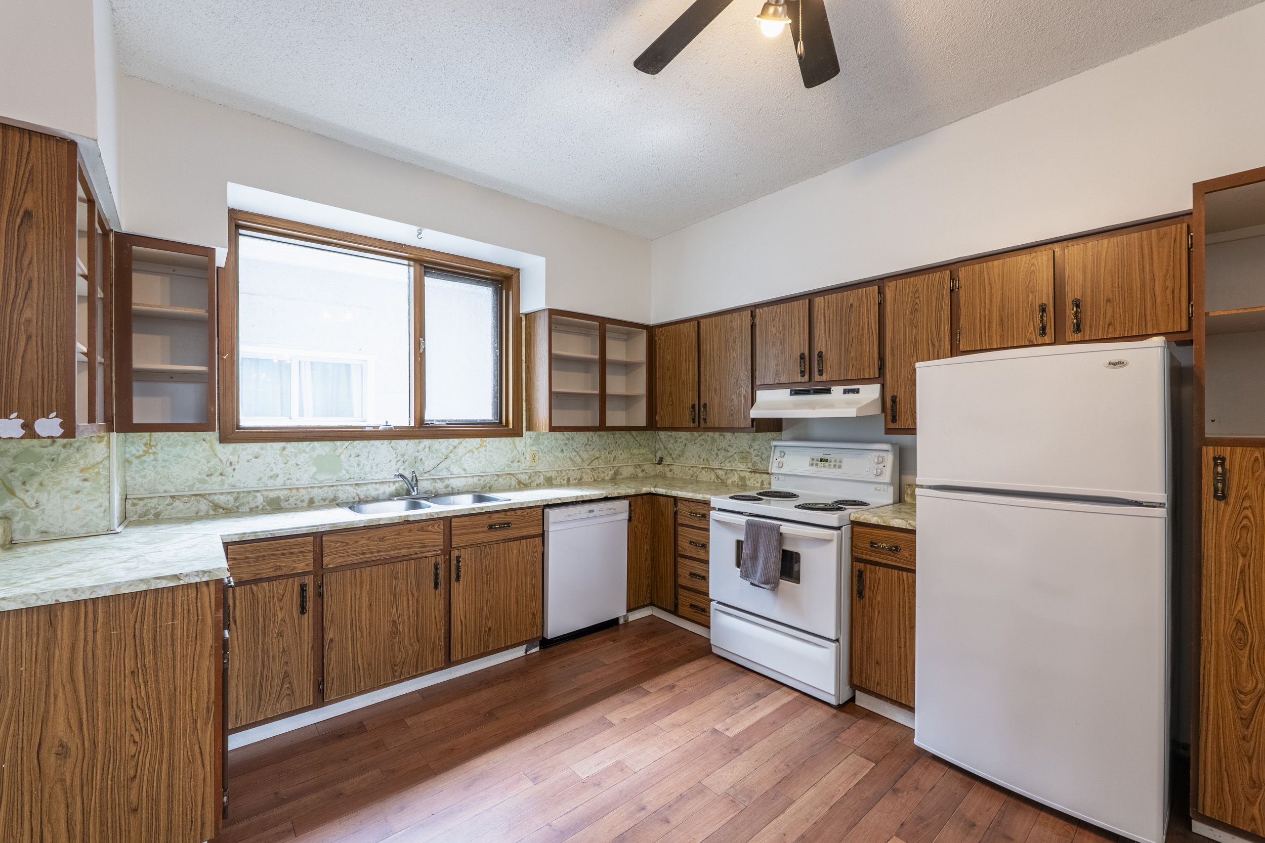 Kitchen at the Carbonate Street duplex
