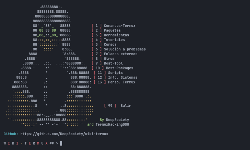 Preview of Wiki Termux