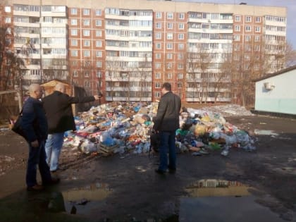 Свалка в Сухово-Дерябихском микрорайоне.