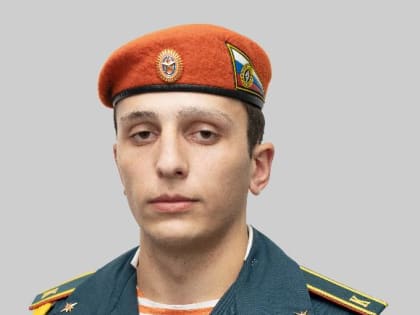 Курсант Академии Ахмед Анварбегов награждён медалью «За проявленное мужество»