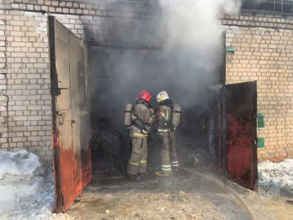 В Иванове произошел пожар на текстильном складе
