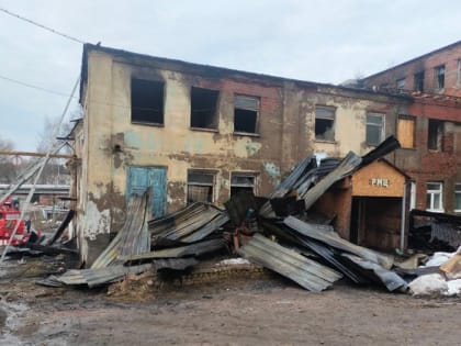 На пожаре на ткацкой фабрике в Кохме погиб 62-летний рабочий
