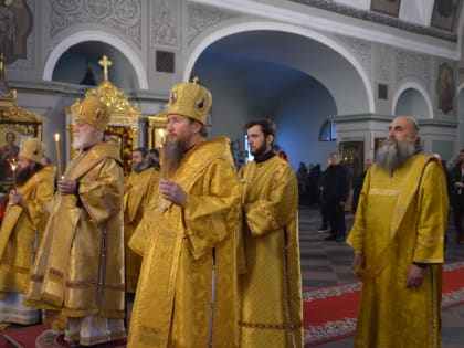 В Воскресенском кафедральном соборе начались торжественные богослужения в преддверии дня памяти Шуйских новомучеников