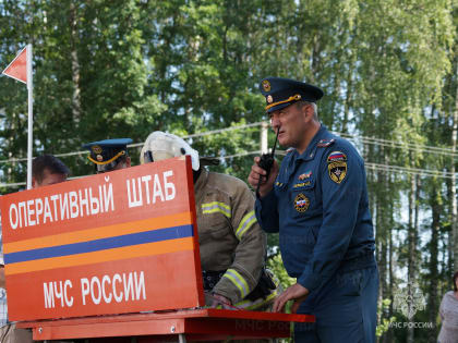 В Плесе в музейно-выставочном комплексе «Присутственные места» прошли пожарно-тактические учения