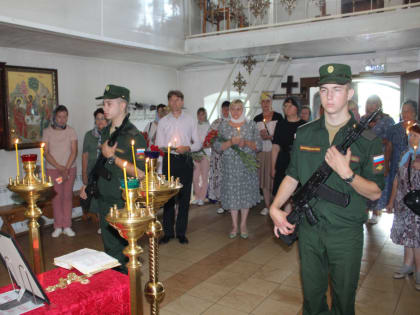 4 августа  в с.Гари прошла церемония захоронения останков красноармейца Молярова Георгия Григорьевича, уроженца д. Хотенцево, Ильинского района