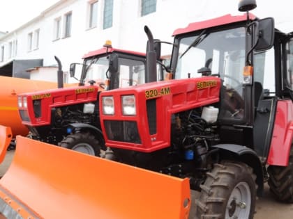 Парк дорожного городского хозяйства пополнился новой коммунальной техникой