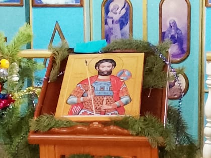 Икона мученика Иоанна Воина с частичкой мощей передана в дар городу Пучежу
