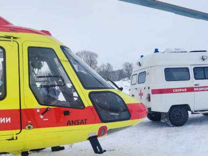 САНИТАРНАЯ АВИАЦИЯ ИВАНОВСКОЙ ОБЛАСТИ СОВЕРШИЛА ПЕРВЫЙ СПАСАТЕЛЬНЫЙ ВЫЛЕТ В ЭТОМ ГОДУ