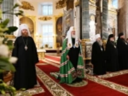 Слово Святейшего Патриарха Кирилла после всенощного бдения в Казанском кафедральном соборе Санкт-Петербурга