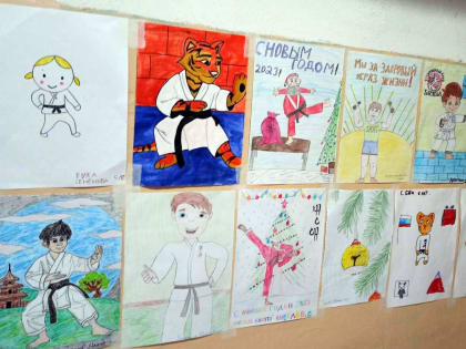 В спортивном клубе «Каскад» подвели итоги конкурса юных художников