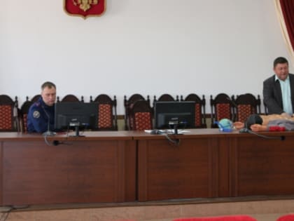 В следственном управлении проведено занятие по основам тактической медицины