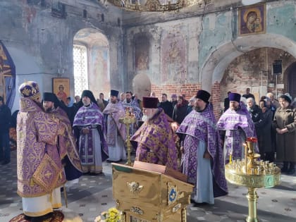 Архиерейское богослужение в Казанском храме п. Лежнево