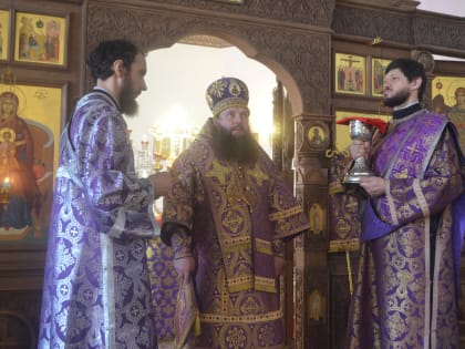 Архиерейское богослужение в храме Александра Невского г. Шуя