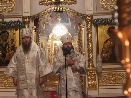 Праздник Святого Богоявления в Воскресенском кафедральном соборе г. Шуя