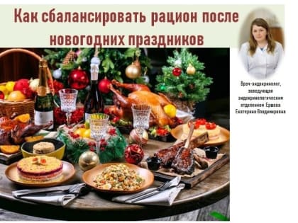 Как сбалансировать рацион после новогодних праздников?