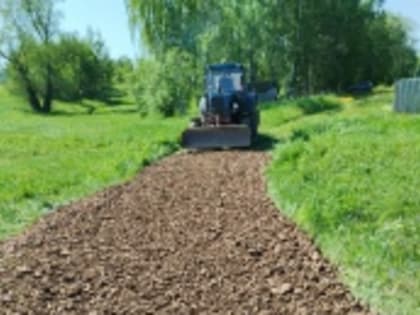 Ремонтные работы по подсыпке щебнем